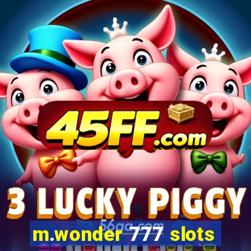 m.wonder 777 slots